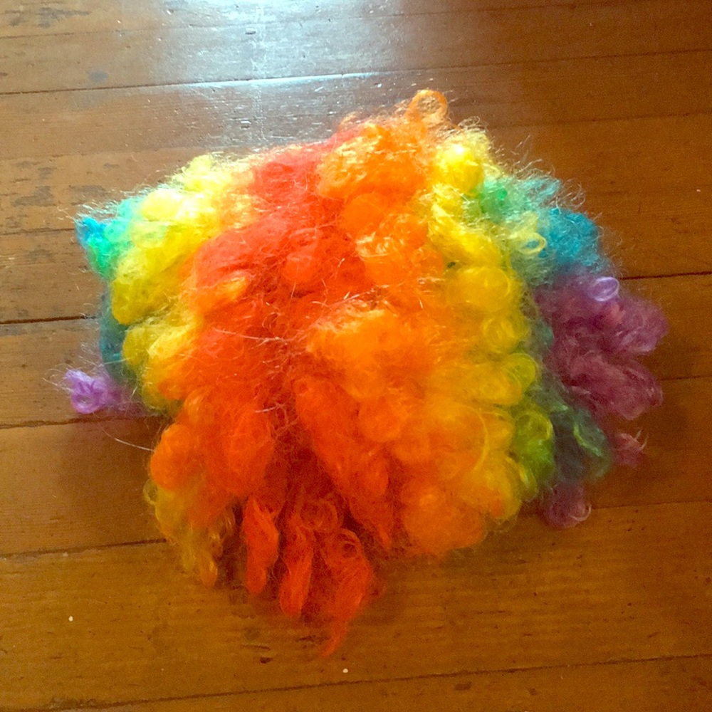 Kids and adults clown hair